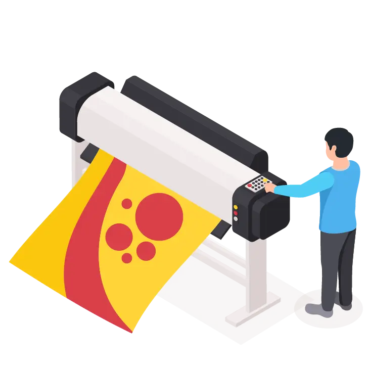 Impressora plotter para banners, adesivos e comunicação visual