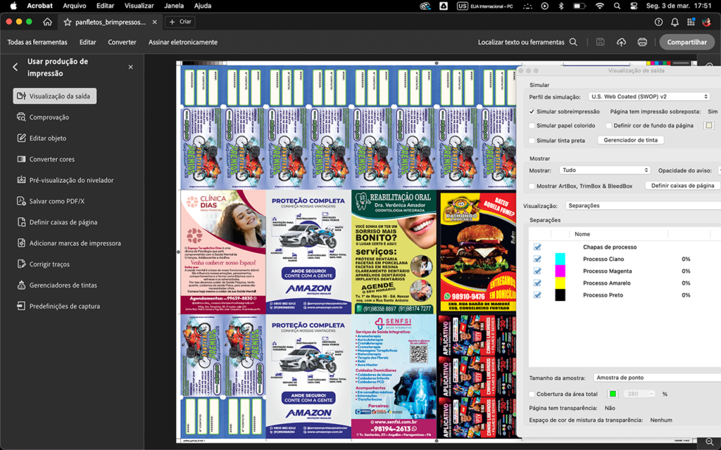 PDF para impressão gráfica alta qualidade